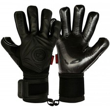 Professional Goalkeeper Gloves GK Saver 3D Black Negative Cut Size 6 to 11