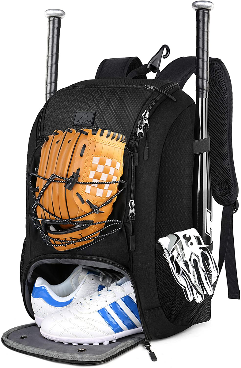 Softball Bag,Lightweight Baseball Bat Backpack with ShoeCompartment,Baseball Bag HMLIN Baseball Bag,Baseball Backpack, Softball Bat Bag with  main image 2