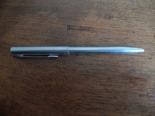 Stylo Bille Ou Roller Waterman Acier Brossé - Occasion - Marque Française De Luxe - Écriture Fluide