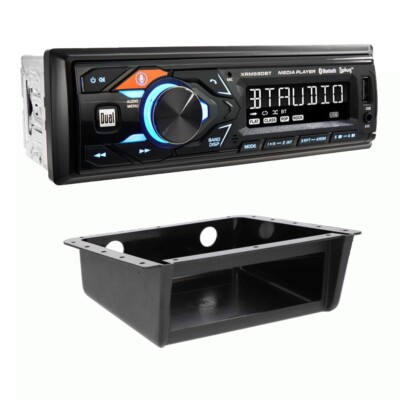 DUAL XRM69DBT Digital Media Radio USB Receiver & Universal Under-Dash Housing