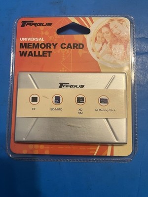 Brand New Targus Universal Digital Memory Card Wallet TG-UMW High GradeAluminum