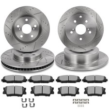 Front Rear Brake Pads Rotors Kit Fit Toyota Rav4 2006-2018 D1211-8331 Front Rear Brake Pads Rotors Kit Fit Toyota Rav4 2006-2018 D1211-8331