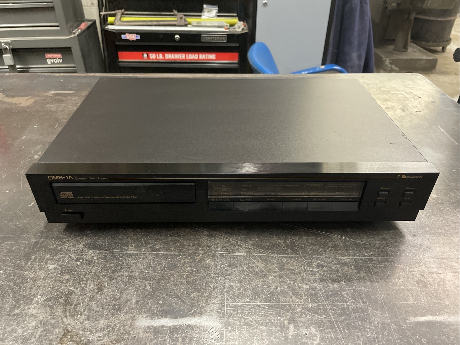 Vintage Nakamichi OMS-1A CD Player Good Working Condition Made in Japan