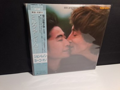 JOHN LENNON ''Milk And Honey'' Lp Japan Obi-Top The Beatles Imagine Live Walls