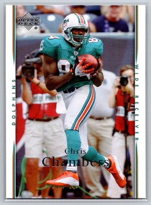 2007 Upper Deck Chris Chambers #101 Miami Dolphins Wide Receiver NFL Card