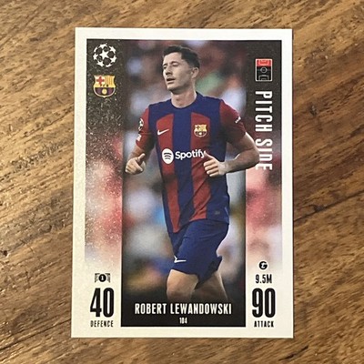 Match Attax Extra 2023/24 Robert Lewandowski Pitch Side (Beschreibung lesen)
