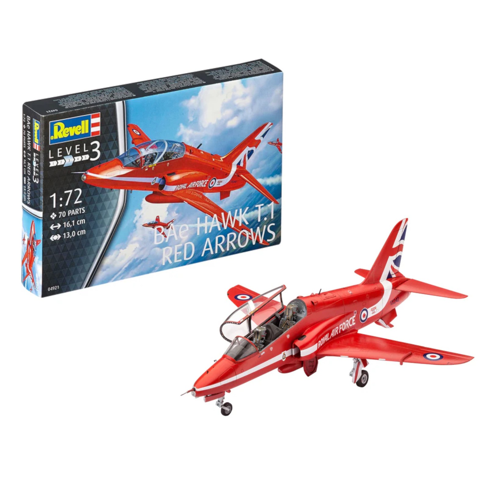 Revell Red Arrows BAE Hawk T.1 RAF Aerobatic Jet Plane Model Kit 1:72 04921