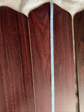 Ceiling Fan Brown Wood Blades in Cherry Brown 5 Blades Original Screws Incl.