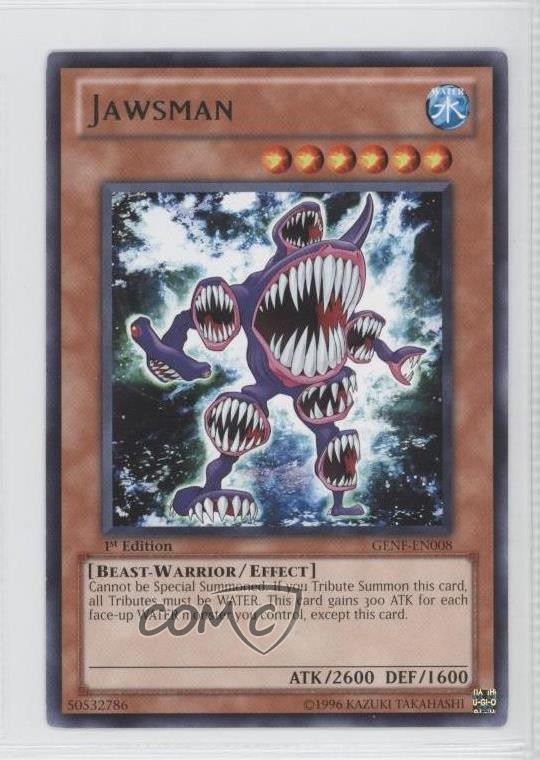 Jawsman 1st Ed. YuGiOh Generation Force #GENF-EN008