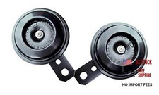 2 Pack 12V 1.5A Universal Motorcycle Horn - Waterproof 105dB - Compatible