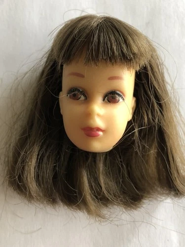 Vintage 1960's Mattel Barbie Francie for Brunette Doll - HEAD ONLY