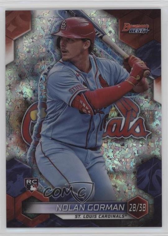 2023 Bowman's Best Mini-Diamond Refractor /299 Nolan Gorman #29 Rookie RC 00em