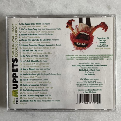 The Muppets Original Soundtrack (CD 2011) Jason Segel, Amy Adams Disney OOP HTF - Picture 2 of 3