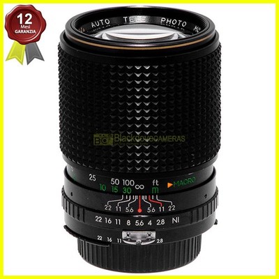 Imado 135mm f2.8 MC Macro 1:7. Tele Lens for Nikon AI Analog Cameras