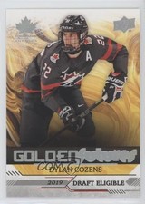 2019 Upper Deck Team Canada Juniors Golden Futures Dylan Cozens #GF-7 kh0