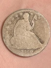 1869-s Seated Liberty Half Dollar, Tough Date, Free shipping