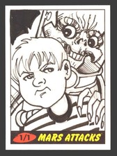 2012 Mars Attacks Heritage Artist Autograph Sketch Trading Card 1/1