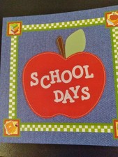 NEW SEASONS 11.5"X11.5" SPIRAL-BOUND"SCHOOL DAYS" KEEPSAKE ALBUM