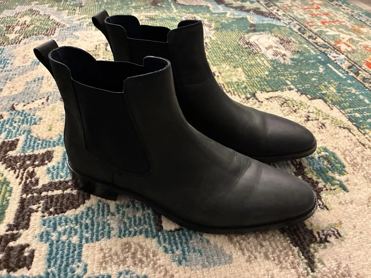 Cole Haan Leather Upper Black Boots for Men for Sale | Shop  display picture 1
