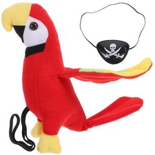 Pirate Parrot Shoulder Prop with Eye 20.00X18.00X11.50CM, Assorted Color