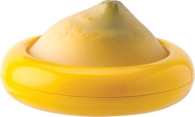 Fresh Stretch Pod Lemon Storage Container, Silicone Food Saver, Keeps Leftove...