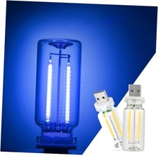 2 Pack Car LED Lights Interior, USB Light for Car Decor Bedroom, 2 pack blue