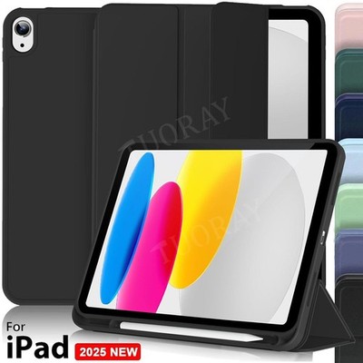 Hülle für iPad 6/7/8/9/10/11th Air 11'' M4 M3 Pro 11 Tasche Cover mit Stifthalter