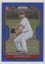 2021 Panini Prizm Tier II Blue Wave Prizm 41/60 Kodi Whitley #104 r9d