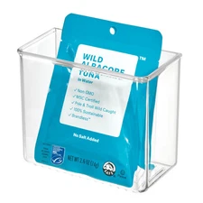 iDesign Plastic Wall Mounted Storage Organizer for Home Kitchen and Crafts