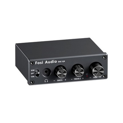 Q4 DAC Headphone Amp for PC, Desktop Digital to Analog Audio Converter for Ho...