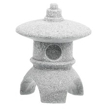  Lanterna Giapponese in Miniatura Statua Di Pagoda Arredamento Giardino Zen