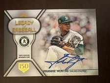 2019 Topps Frankie Montas Legacy of Baseball Auto #LBA-FM 150 Years - 27/150