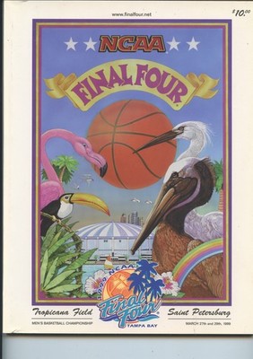 1999 ''FINAL FOUR'' BASKETBALL TOURNAMENT PROGRAM (DUKE, OHIO STATE, UCONN, MSU)
