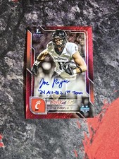 2025 Bowman Chrome U Joe Royer Auto Red Shimmer 2/5 Cincinnati- INSCRIPTION