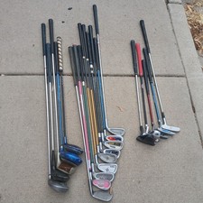 Lot of Kids Golf Clubs All Age Ranges Woods Irons & Putters Juniors Jrs