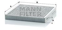 Mann-Filter CUK2132 Filter, Innenraumluft FüR Smart