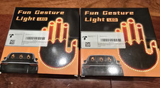 TWO Fun Finger/Hand Gesture LED Lights with Remote BRAND NEW 