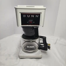 Vtg BUNN Pour-O-Matic B10W 10 Cup Coffee Brewer Maker w/Separate Warmer - Tested