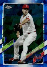 2021 Topps Chrome Update Sapphire David Hale #US142 Philadelphia Phillies 32F