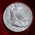 1963 Franklin Half Dollar 90% Silver Coin