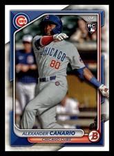 Alexander Canario 2024 Bowman #21 Chicago Cubs ROOKIE RC *025