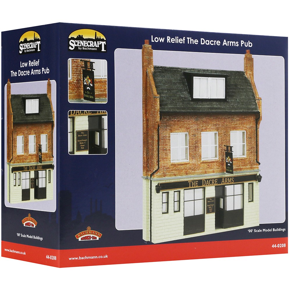 Scenecraft OO Gauge Dacre Arms Pub Model Railway  Low Relief