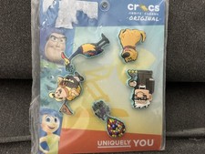 NEW Crocs Jibbitz Disney Pixar Animation Shoe Charms 5 Pack