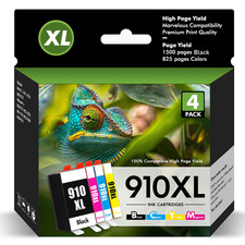 910XL Ink Cartridges Compatible for HP OfficeJet Pro 8010 8020 8022 8028 Lot