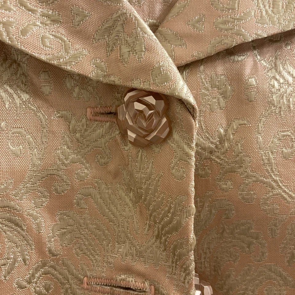 Maggy London Acetate розовый юбка костюм комплект женщин 6 парчи металлический - Изображение 4 из 4