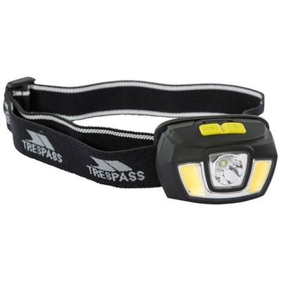 Trespass Stirnlampe 250LM fokussiert & breitstrahlig Blackout