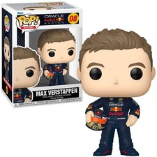 Funko POP! Figura Vinilo Max Verstappen (con Casco) Red Bull Fórmula 1 #08 Nueva