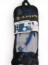 US Divers JR Snorkel Set with Fins Premium Youth Med Diving Set w/Bag