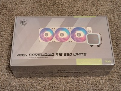 MSI MAG Coreliquid A13 360 White - AIO Liquid Cooling - BRAND NEW SEALED
