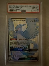 Articuno GX SV54/SV94 Hidden Fates: Shiny Vault Holo PSA 10